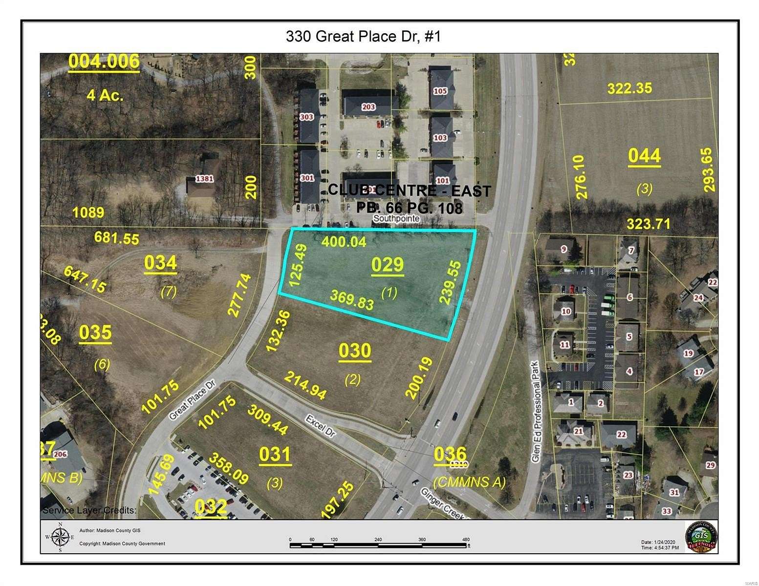 1.66 Acres of Commercial Land for Sale in Edwardsville, Illinois