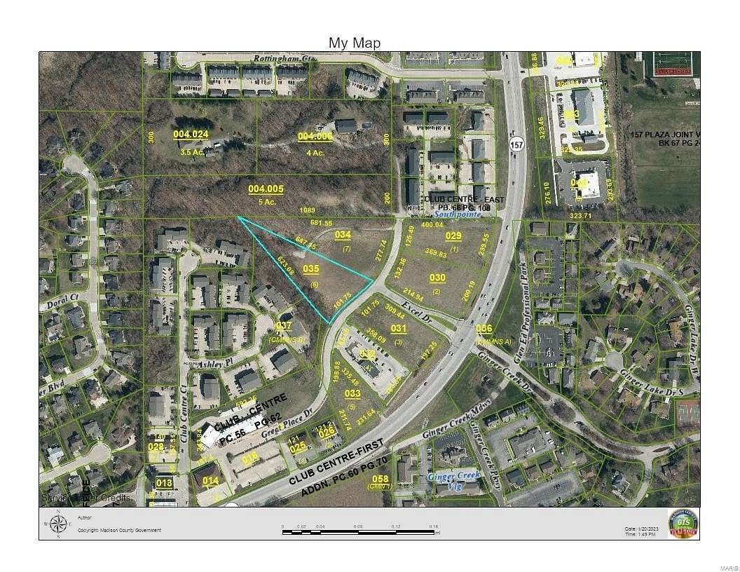 2.29 Acres of Commercial Land for Sale in Edwardsville, Illinois