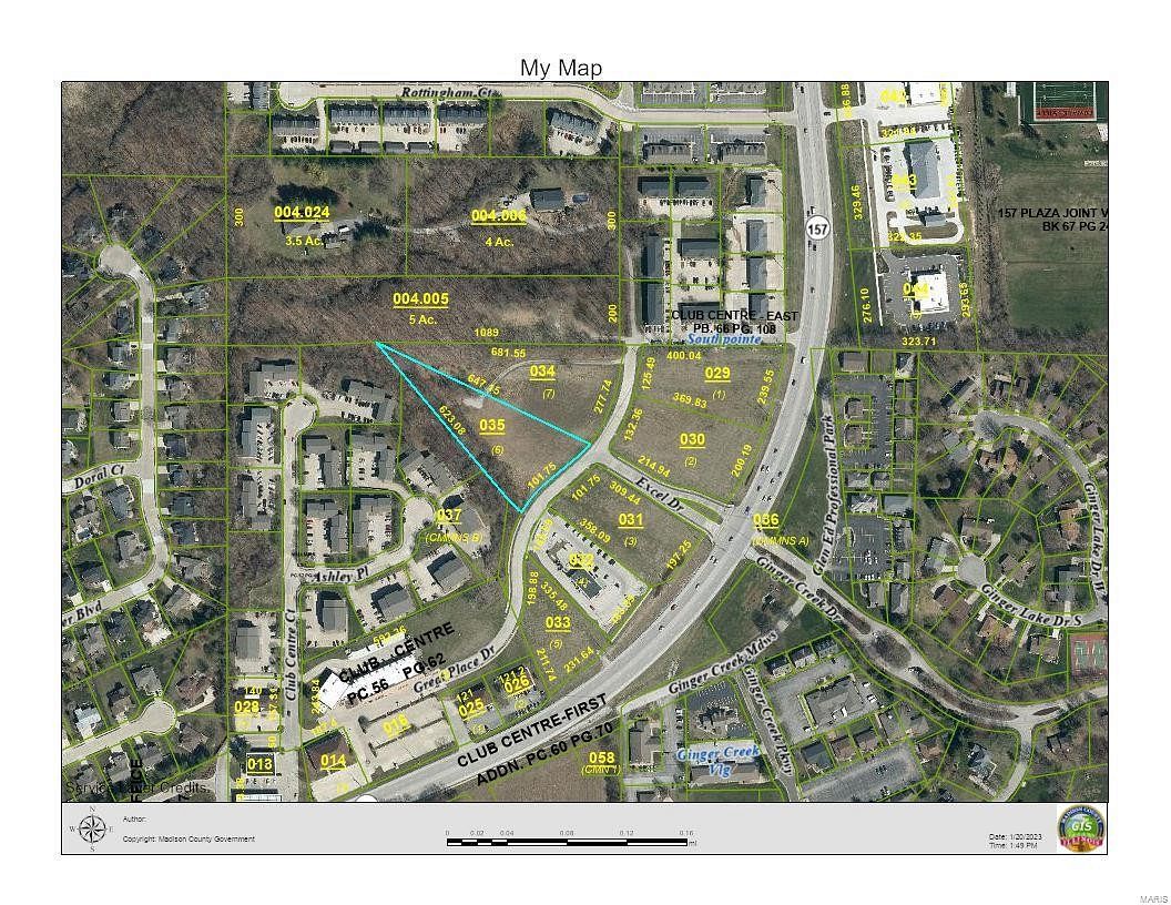 2.3 Acres of Commercial Land for Sale in Edwardsville, Illinois