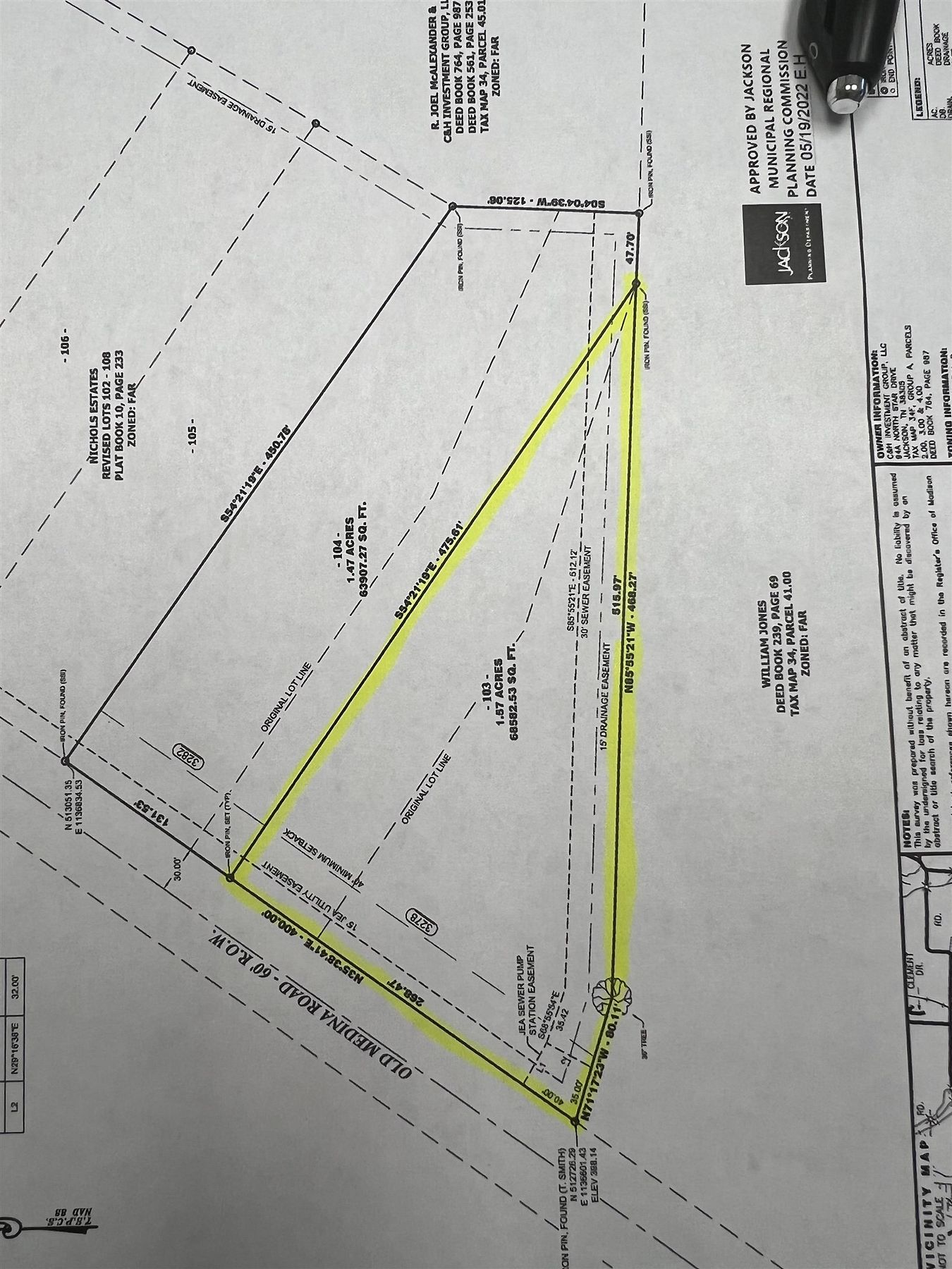 1.6 Acres of Residential Land for Sale in Oakfield, Tennessee