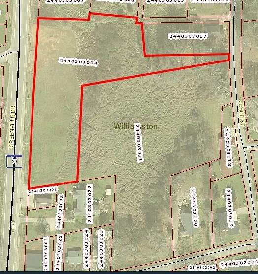 1.03 Acres of Commercial Land for Sale in Williamston, South Carolina