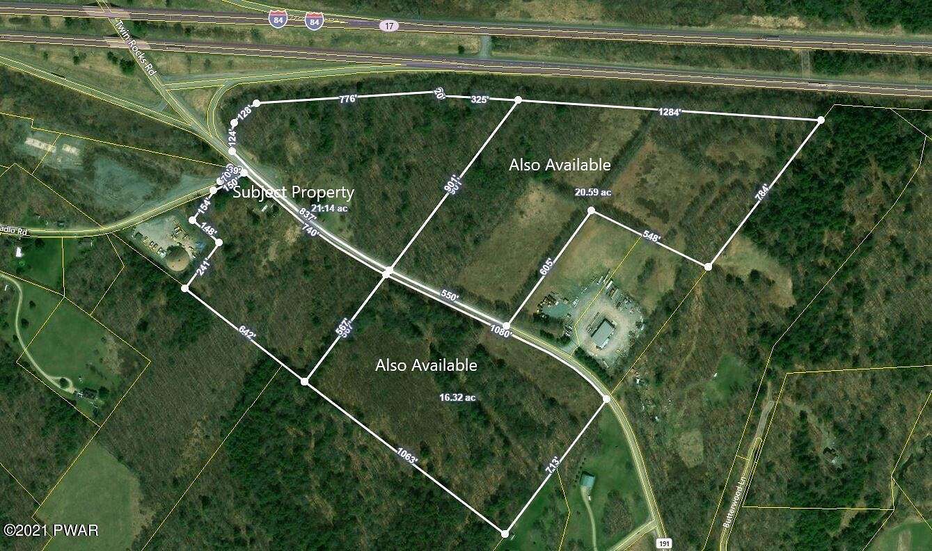 25 Acres of Commercial Land for Sale in Sterling, Pennsylvania