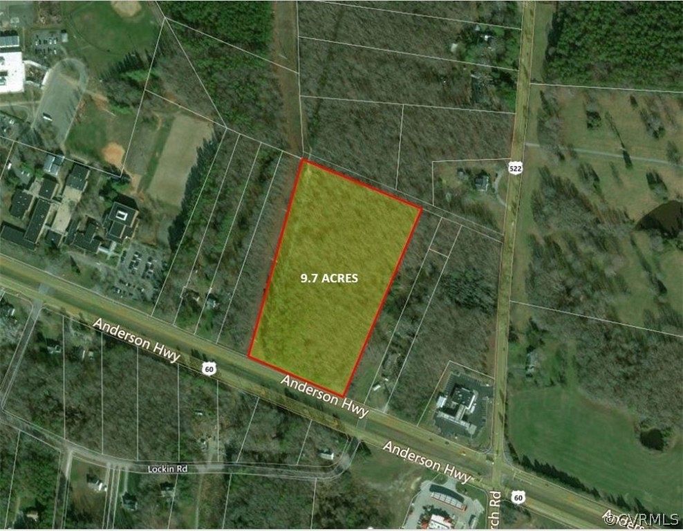 9.7 Acres of Commercial Land for Sale in Powhatan, Virginia