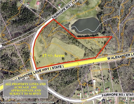 17.2 Acres of Commercial Land for Sale in York, South Carolina