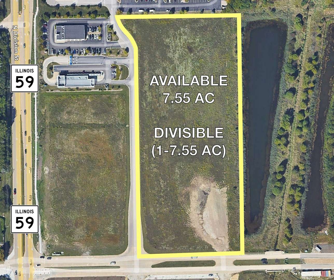 7.6 Acres of Commercial Land for Sale in Plainfield, Illinois