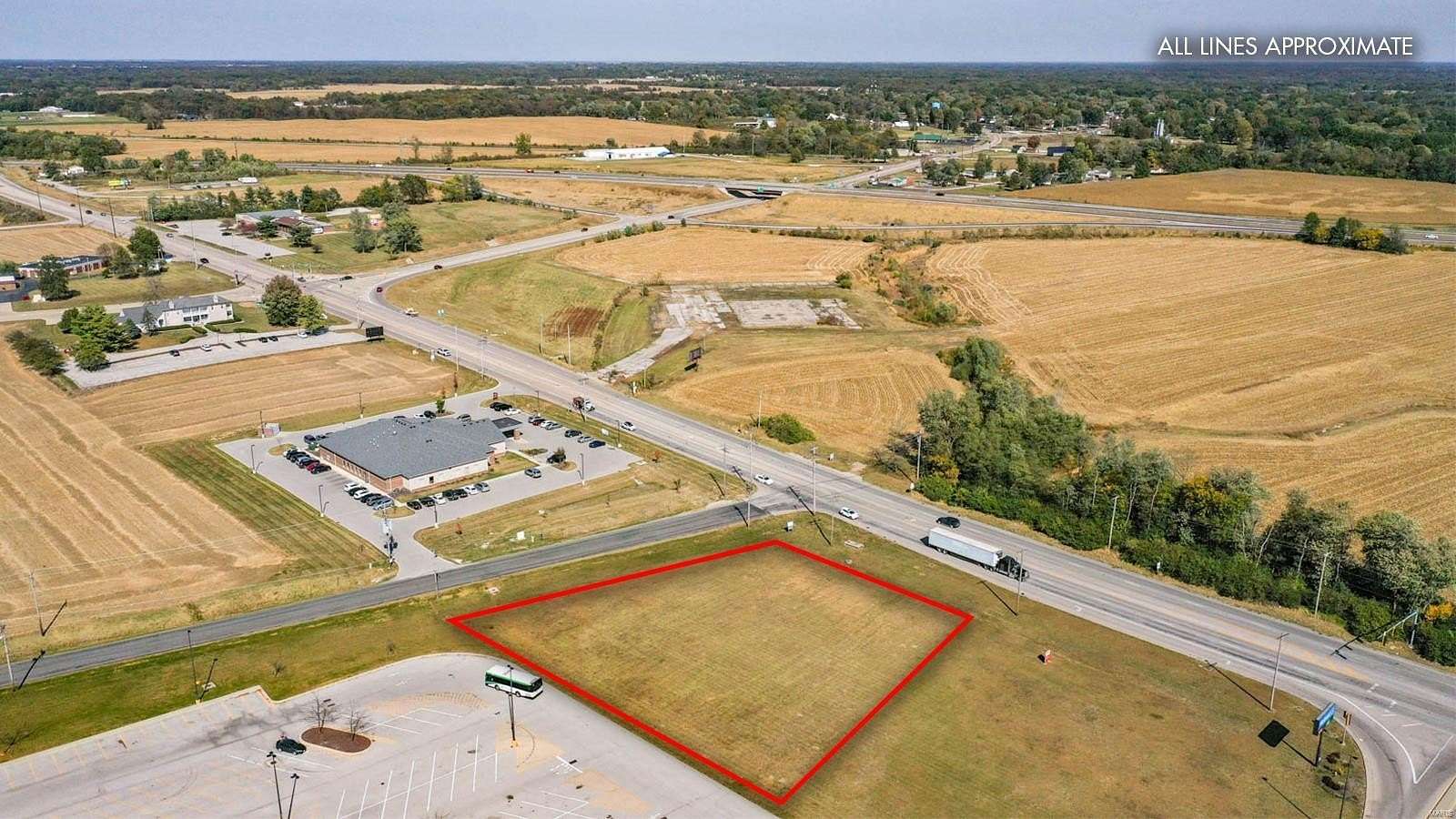 1.33 Acres of Commercial Land for Sale in Godfrey, Illinois