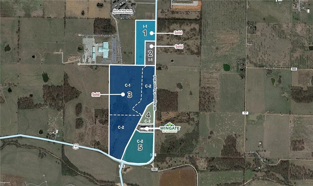 2.7 Acres of Commercial Land for Sale in Bentonville, Arkansas