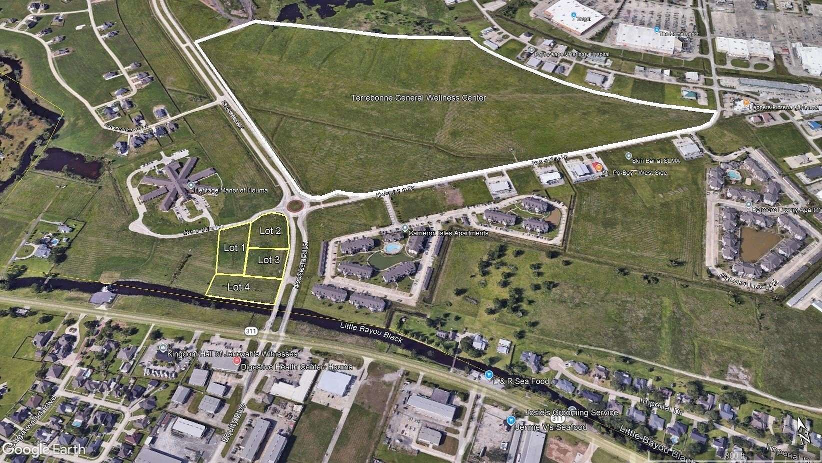 1 Acre of Commercial Land for Sale in Houma, Louisiana