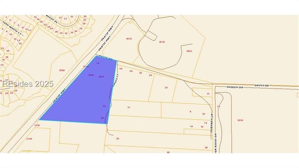 11.7 Acres of Improved Land for Sale in Okatie, South Carolina