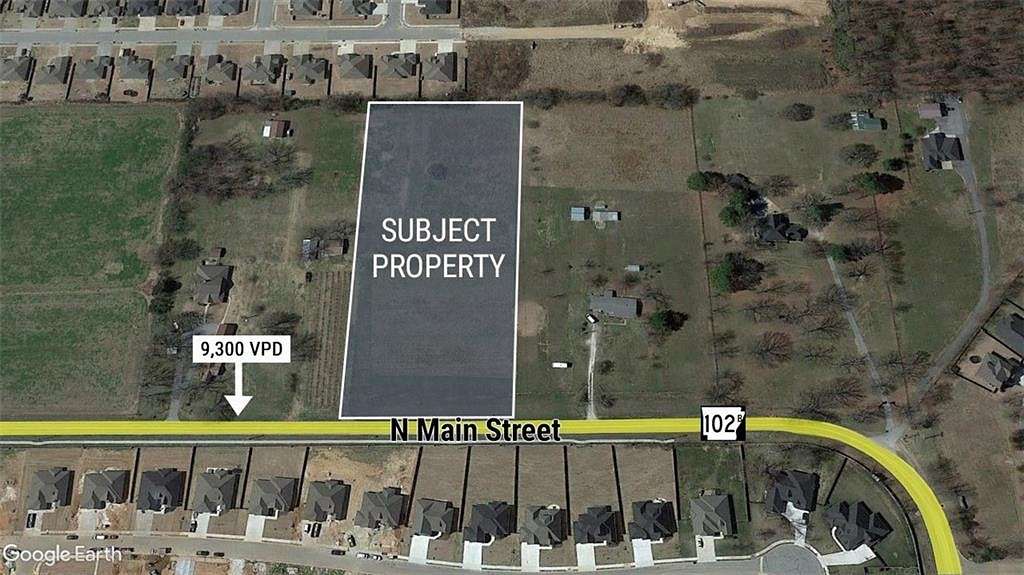 5 Acres of Commercial Land for Sale in Centerton, Arkansas