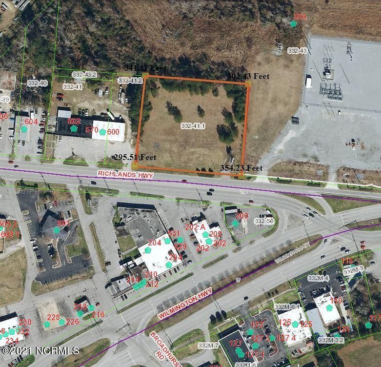 2.4 Acres of Commercial Land for Lease in Jacksonville, North Carolina