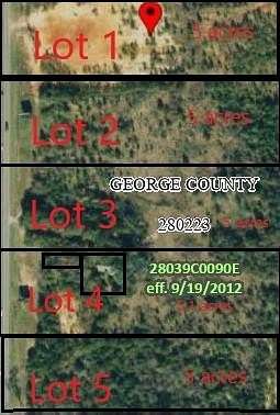 5.1 Acres of Land for Sale in Lucedale, Mississippi