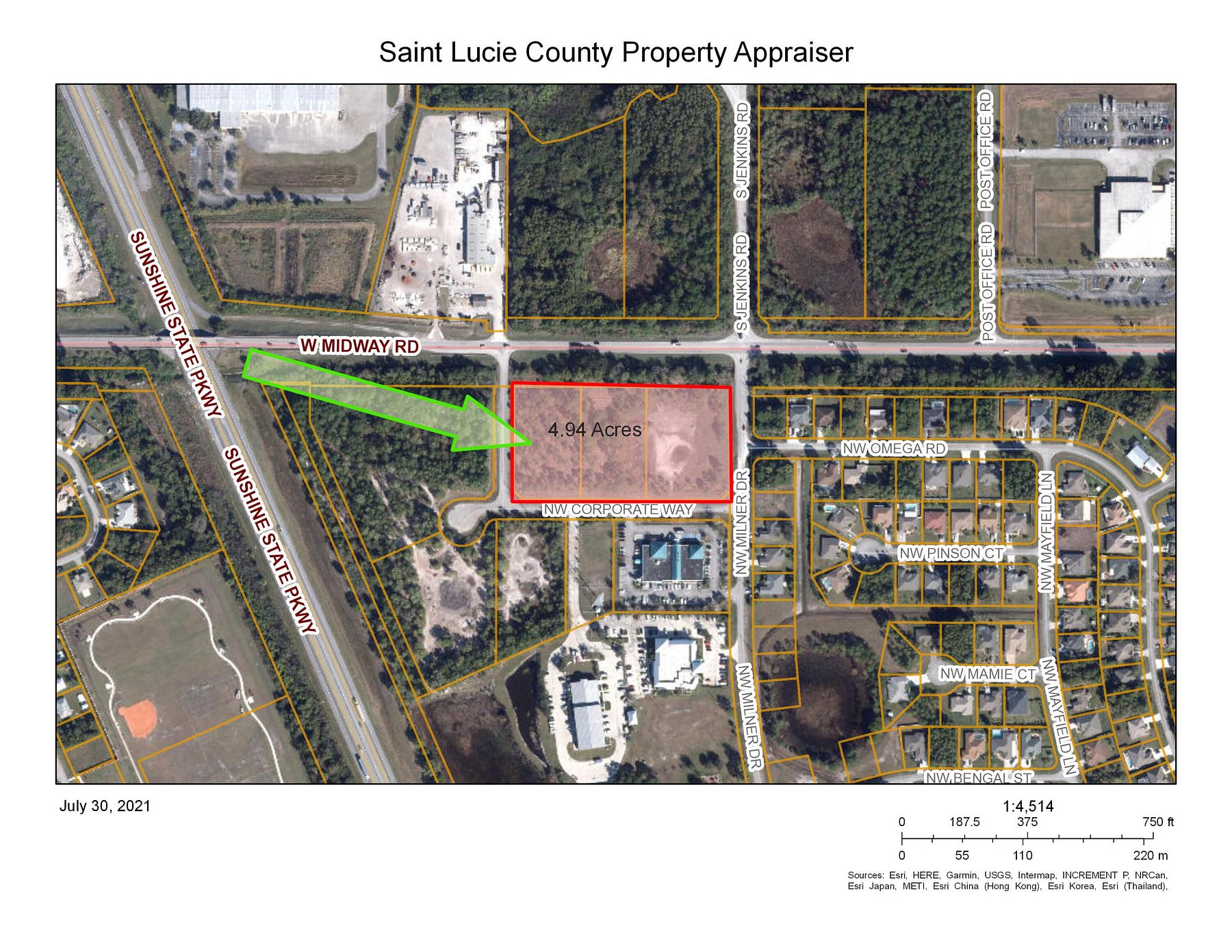 4.9 Acres of Commercial Land for Sale in Port St. Lucie, Florida