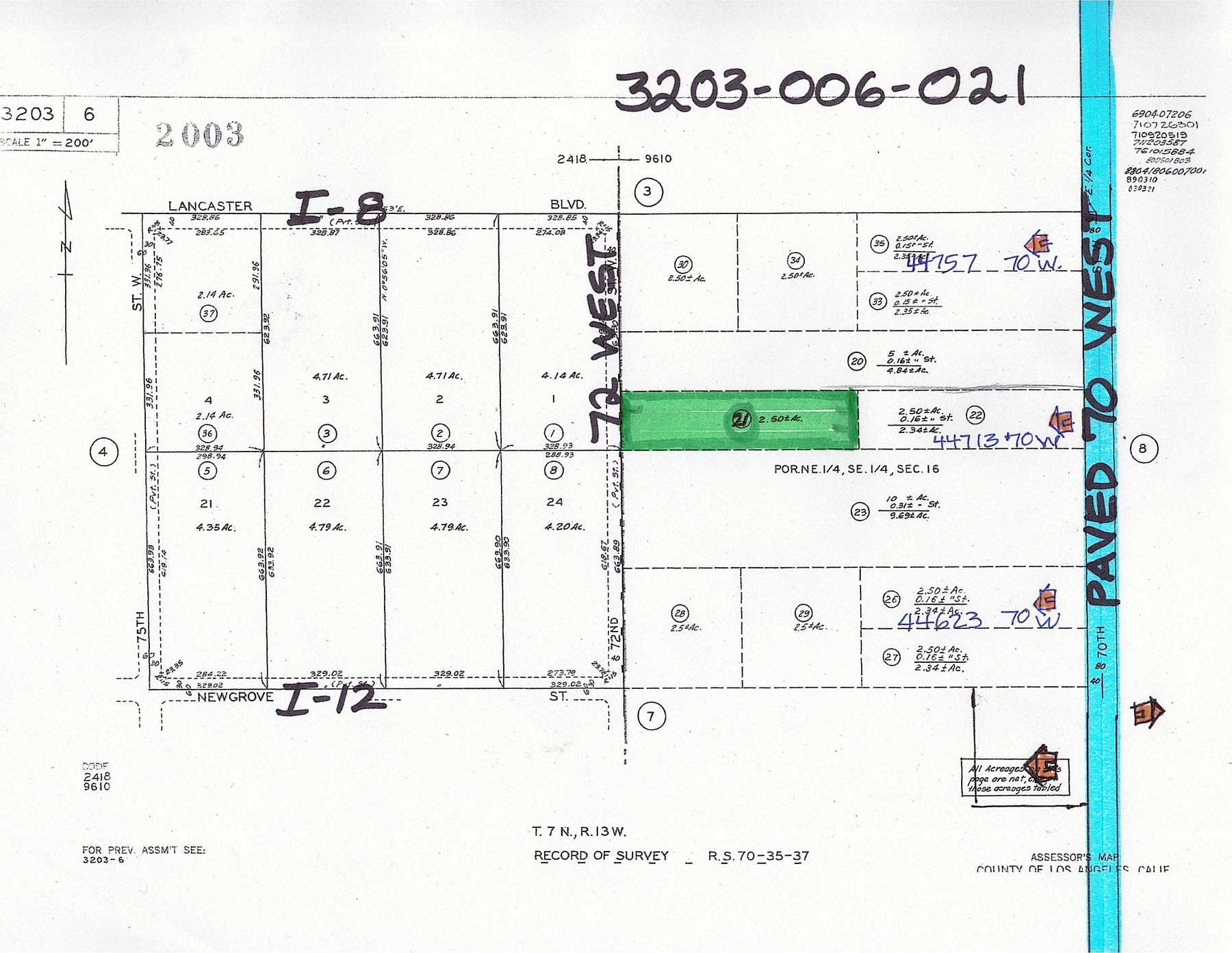 Land for Sale in Lancaster, California