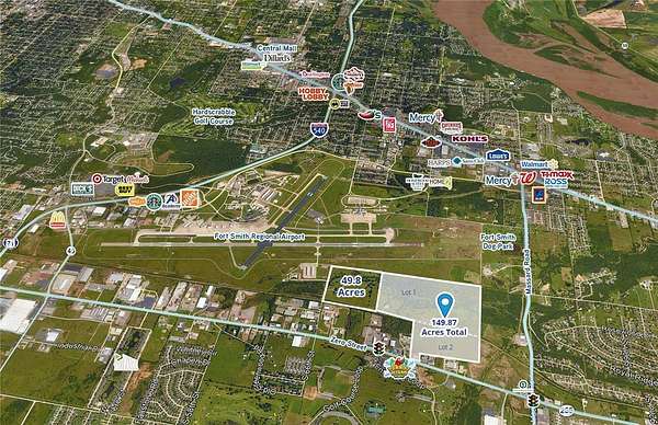 150 Acres of Recreational Land for Sale in Fort Smith, Arkansas