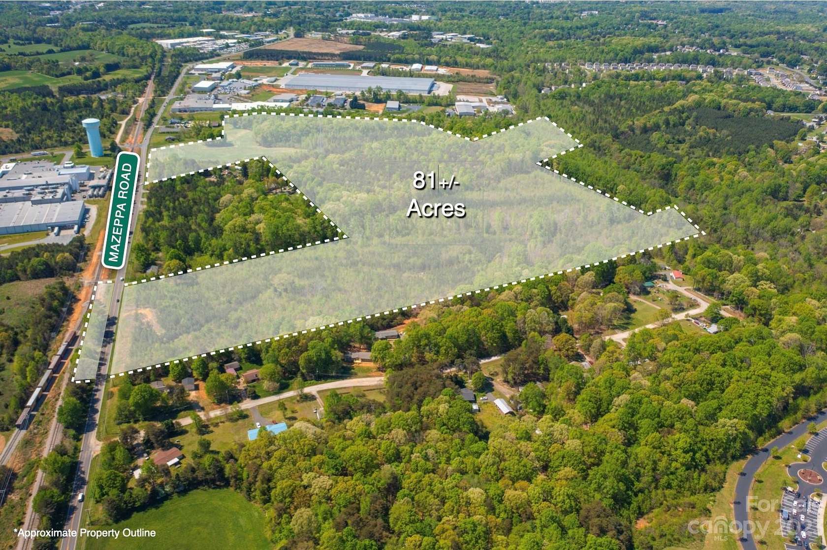 81 Acres of Land for Sale in Mooresville, North Carolina
