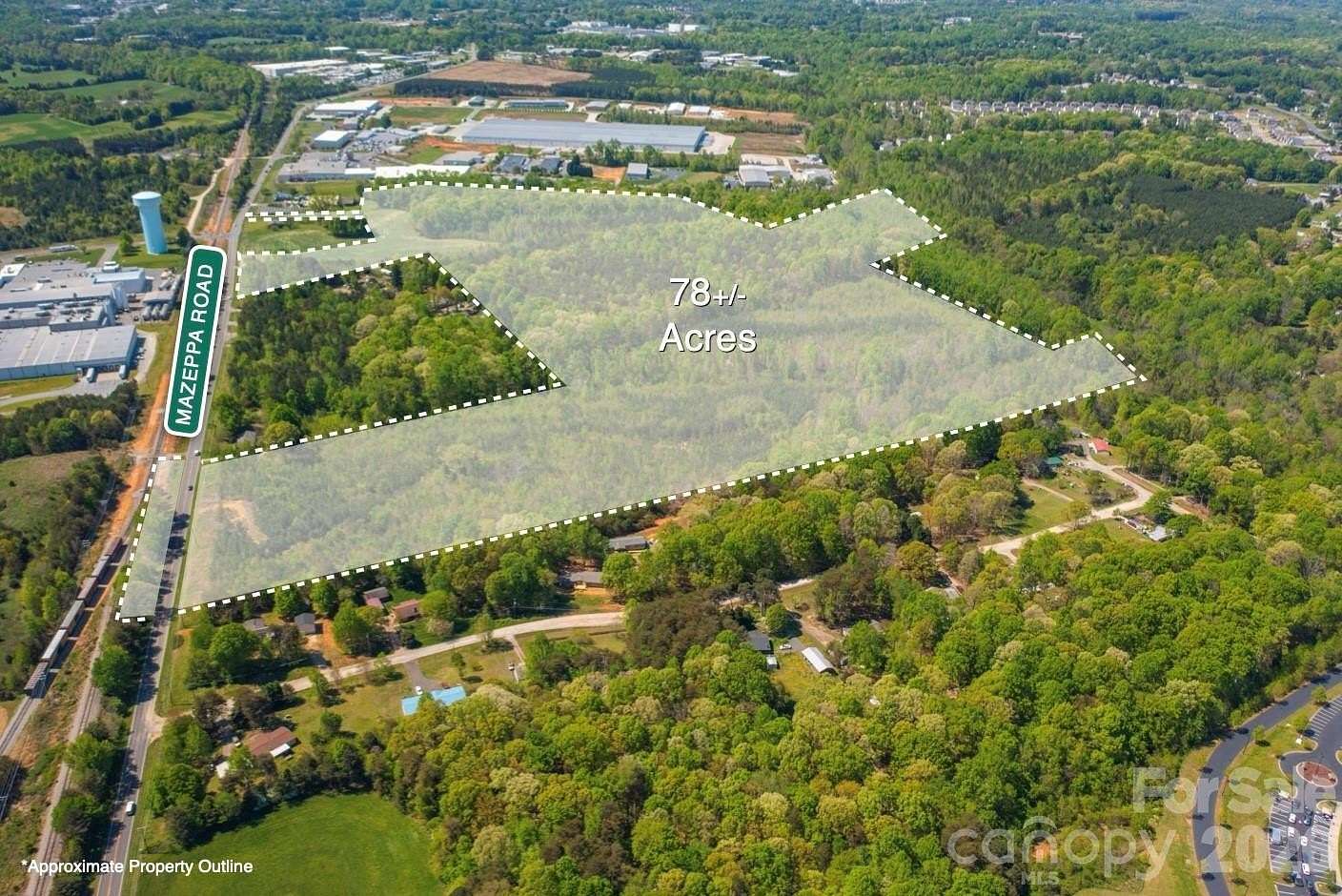 83 Acres of Land for Sale in Mooresville, North Carolina