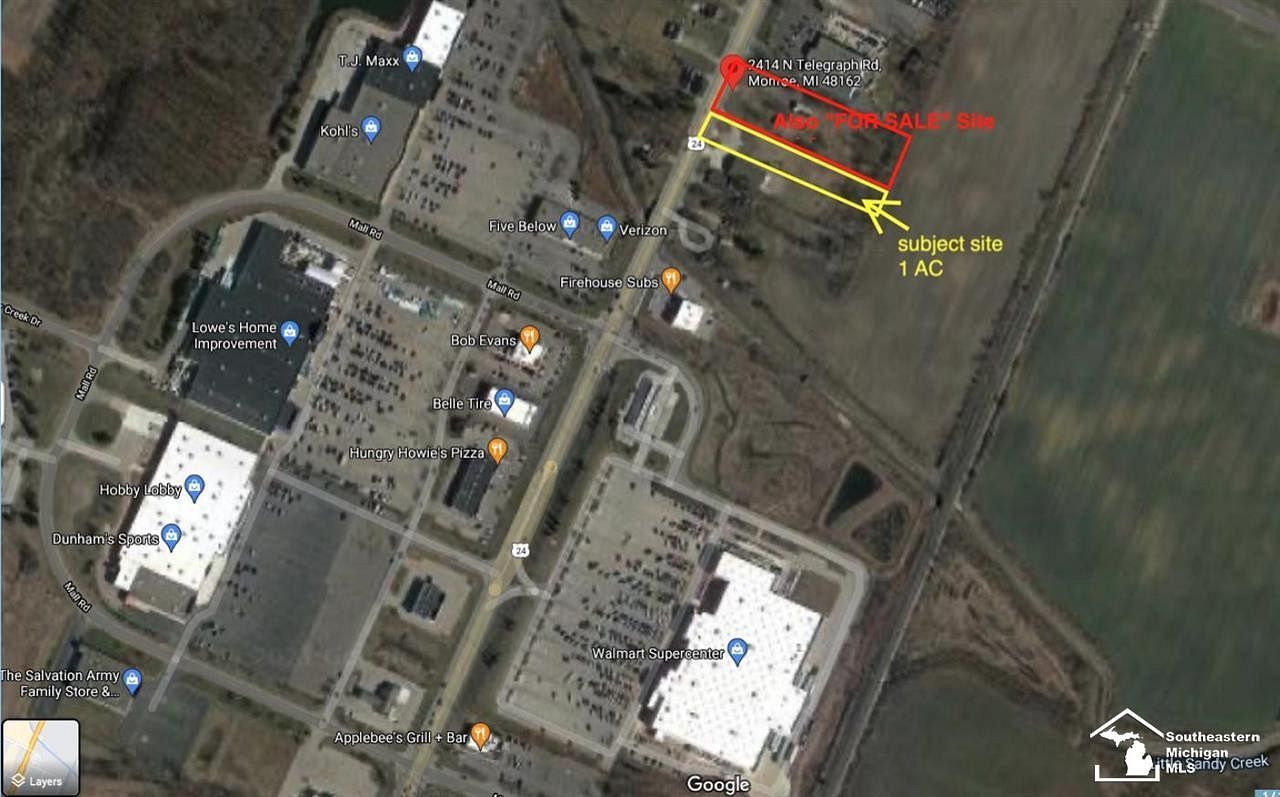 1 Acre of Commercial Land for Sale in Monroe, Michigan