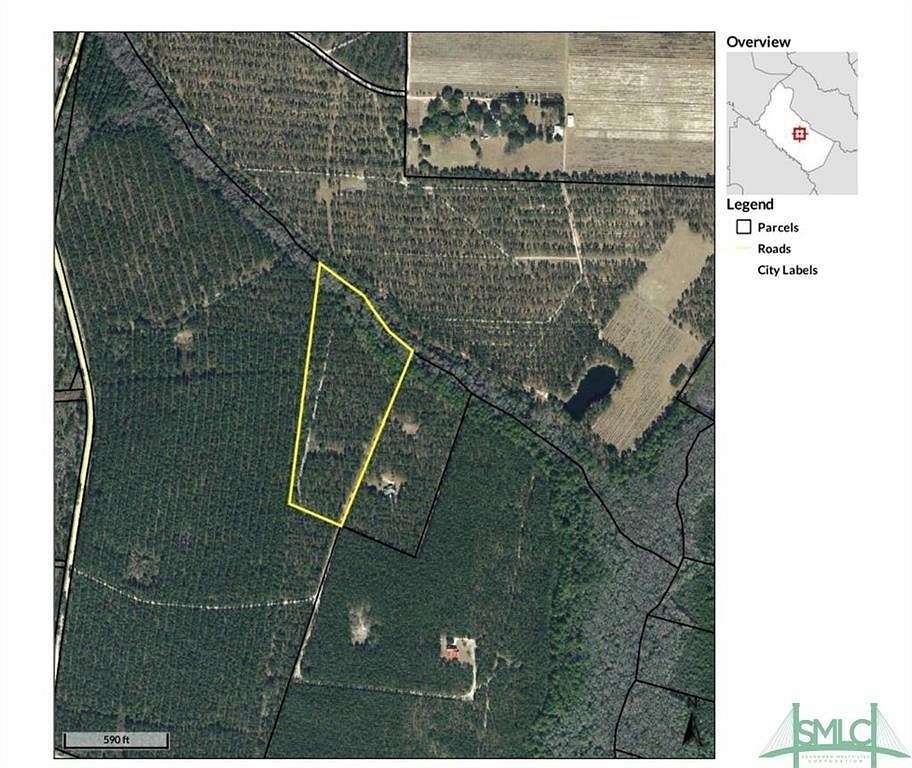10 Acres of Residential Land for Sale in Ludowici, Georgia