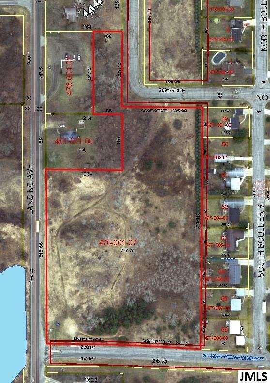 7.5 Acres of Commercial Land for Sale in Jackson, Michigan