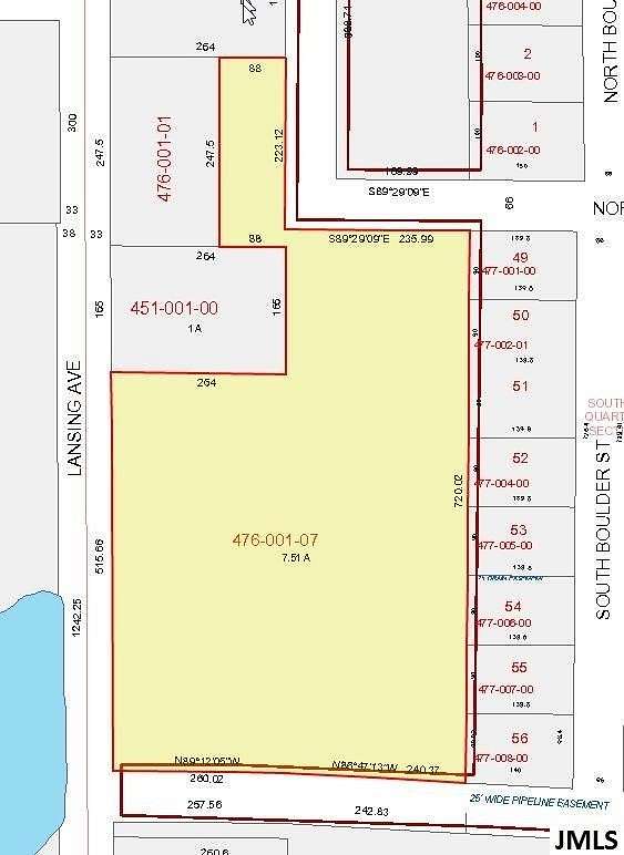 7.5 Acres of Commercial Land for Sale in Jackson, Michigan