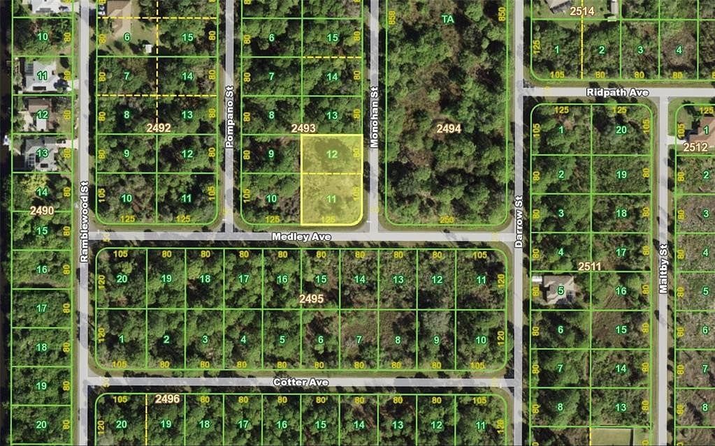 0.53 Acres of Residential Land for Sale in Port Charlotte, Florida