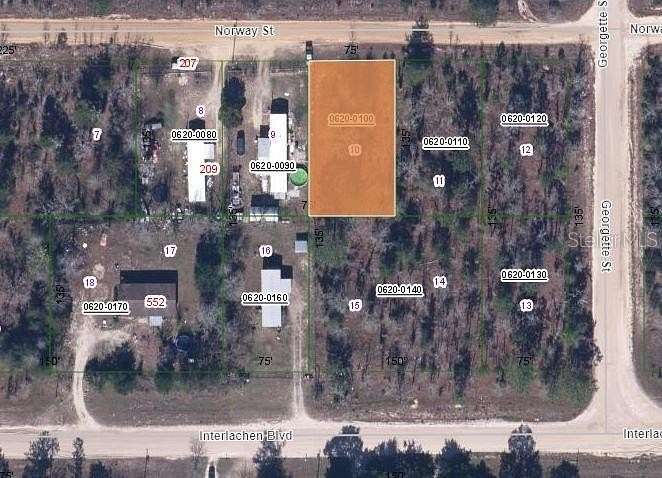 0.23 Acres of Residential Land for Sale in Interlachen, Florida