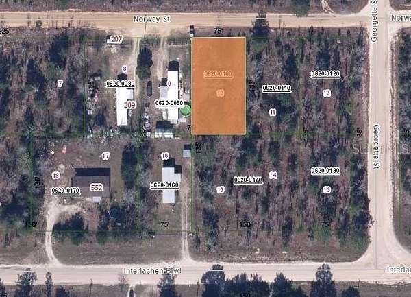 0.23 Acres of Residential Land for Sale in Interlachen, Florida