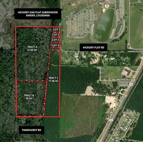 41.7 Acres of Land for Sale in Kinder, Louisiana