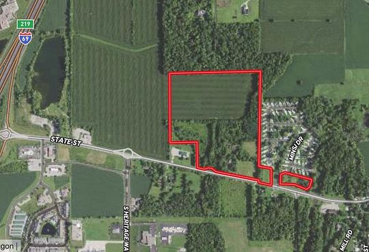 39.7 Acres of Land for Sale in Pendleton, Indiana