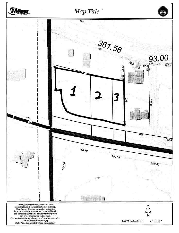 1.7 Acres of Commercial Land for Sale in Fort Wayne, Indiana