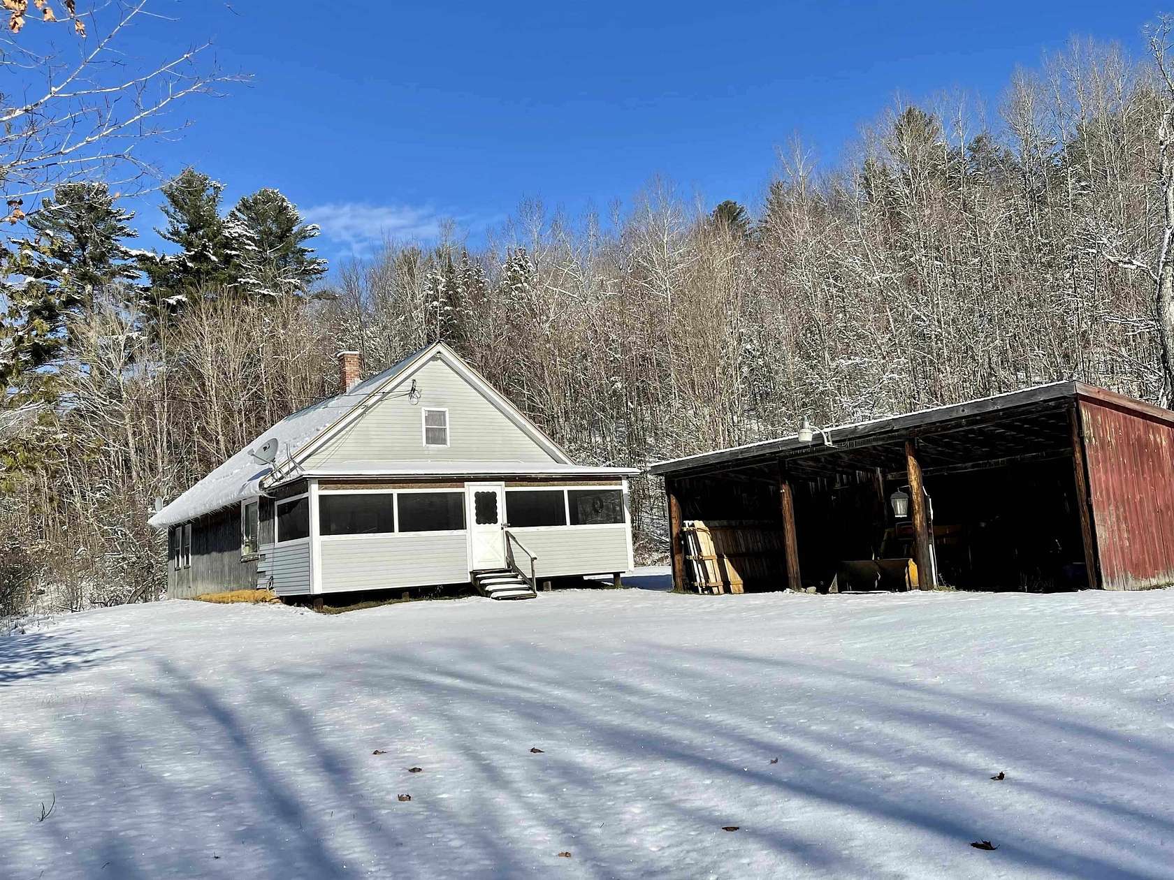 22.53 Acres of Recreational Land with Home for Sale in Burke Town, Vermont