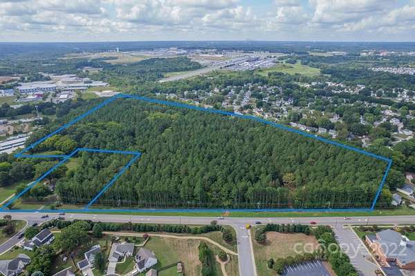 26 Acres of Commercial Land for Sale in Concord, North Carolina