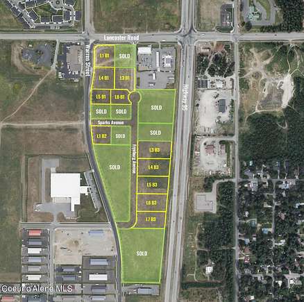 1.2 Acres of Commercial Land for Sale in Hayden, Idaho