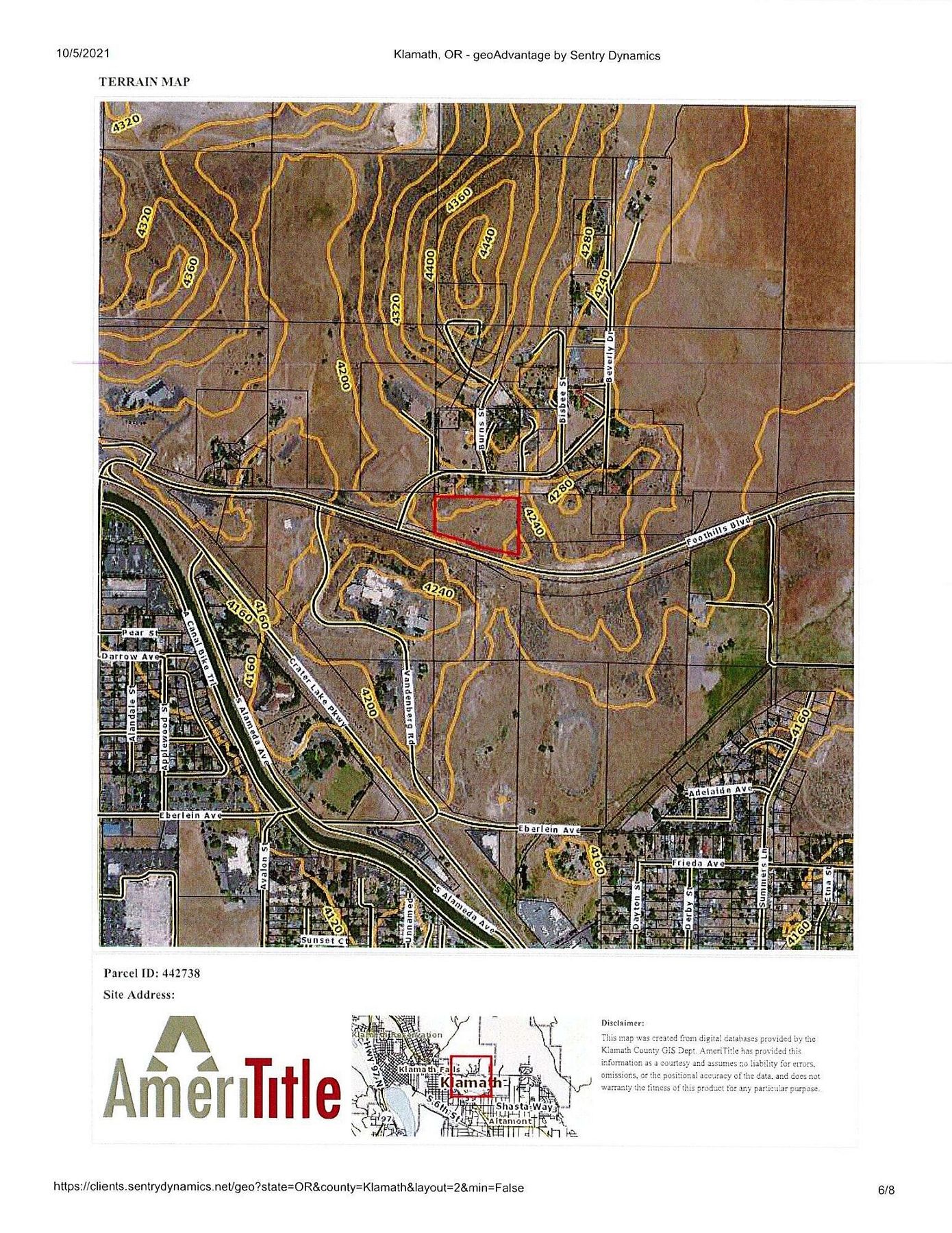 5.7 Acres of Residential Land for Sale in Klamath Falls, Oregon
