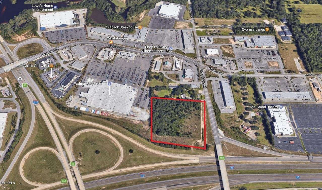 6.8 Acres of Commercial Land for Sale in D'Iberville, Mississippi