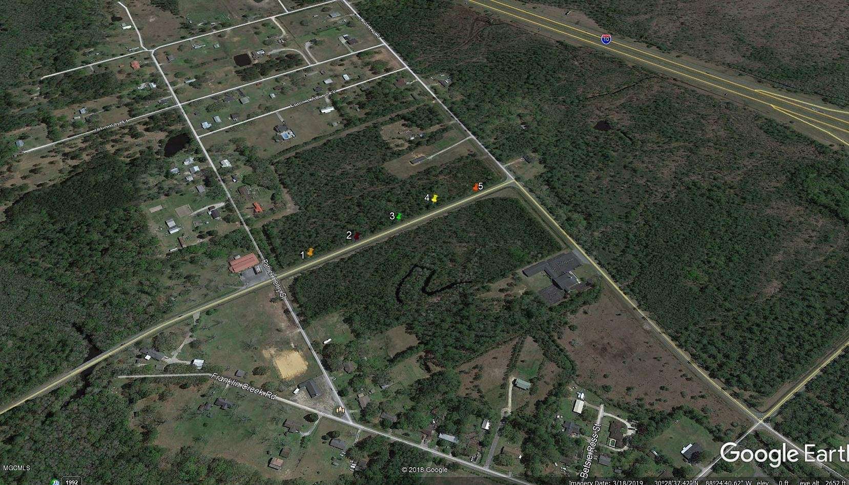 1.8 Acres of Land for Sale in Moss Point, Mississippi