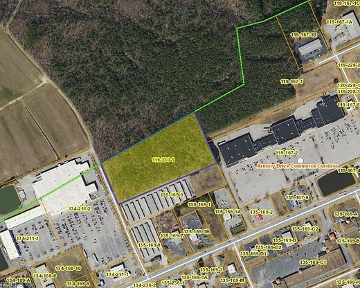 8.7 Acres of Commercial Land for Sale in Franklin, Virginia