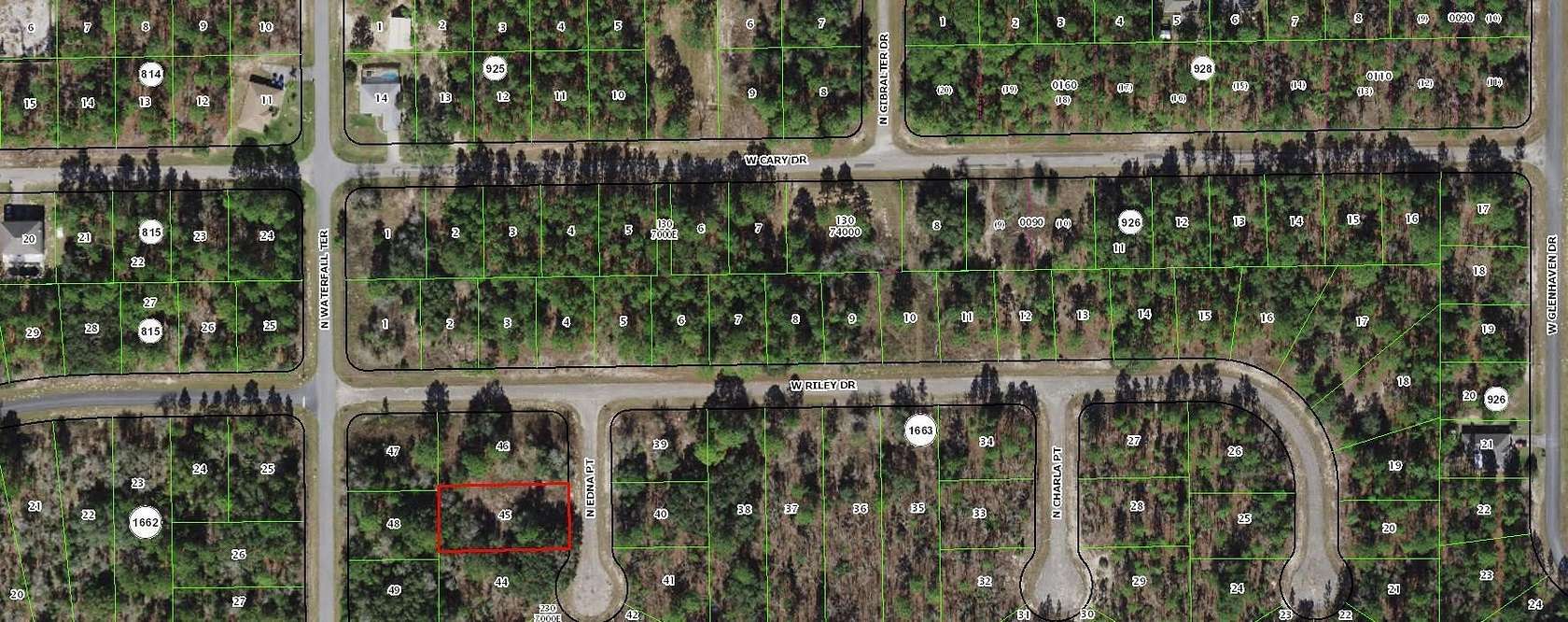 0.37 Acres of Residential Land for Sale in Citrus Springs, Florida
