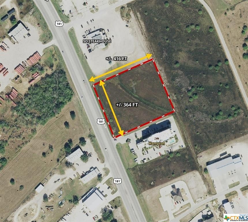 3.6 Acres of Commercial Land for Sale in Kenedy, Texas