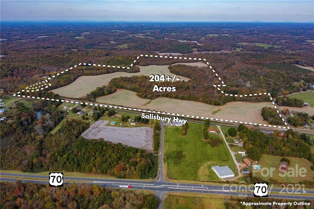 205 Acres of Land for Sale in Statesville, North Carolina