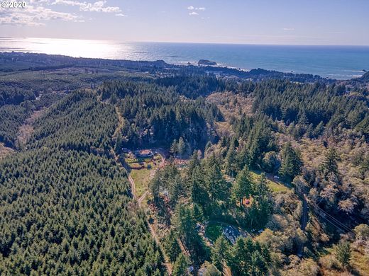 9.6 Acres of Residential Land with Home for Sale in Brookings, Oregon