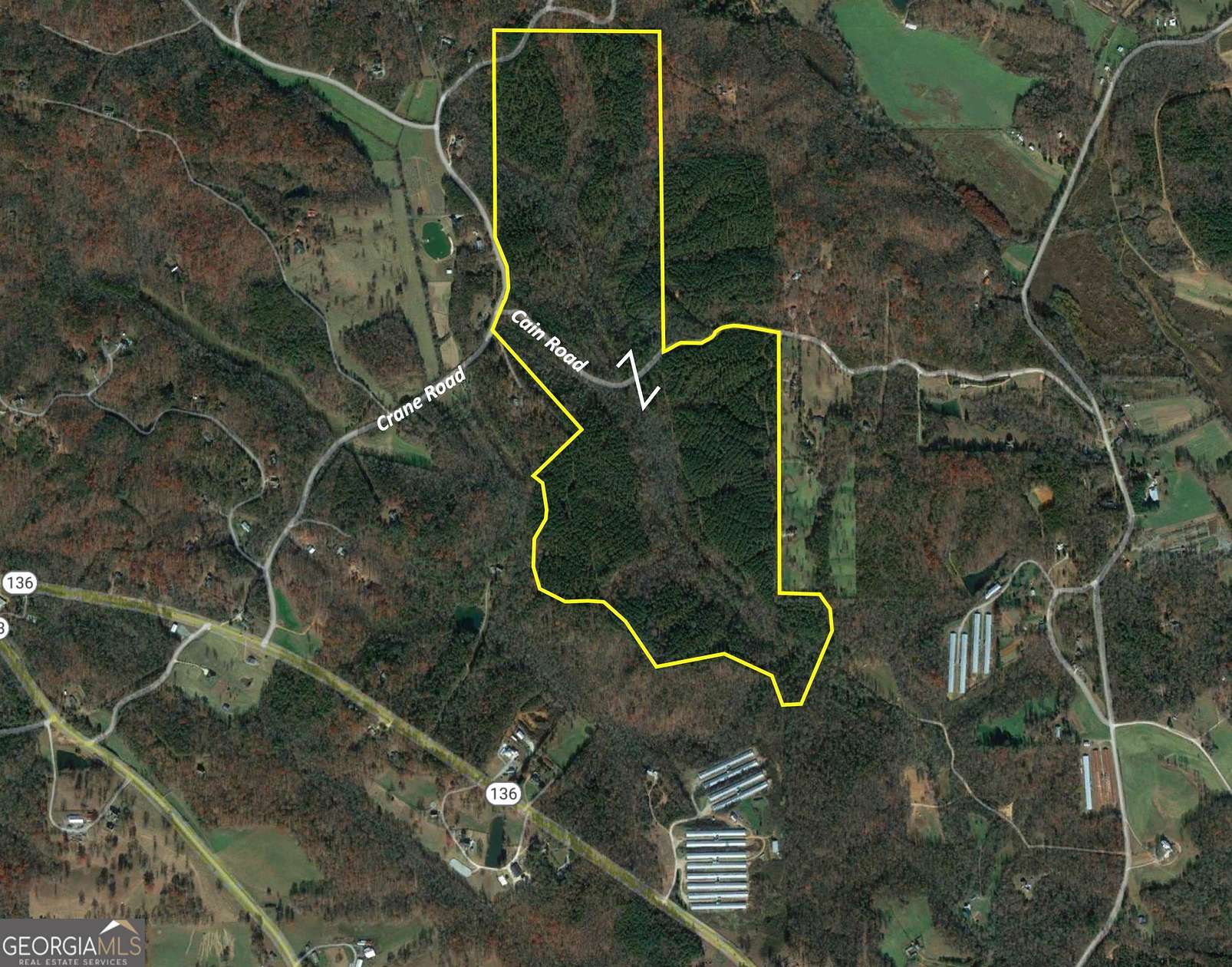 228 Acres of Recreational Land for Sale in Dawsonville, Georgia