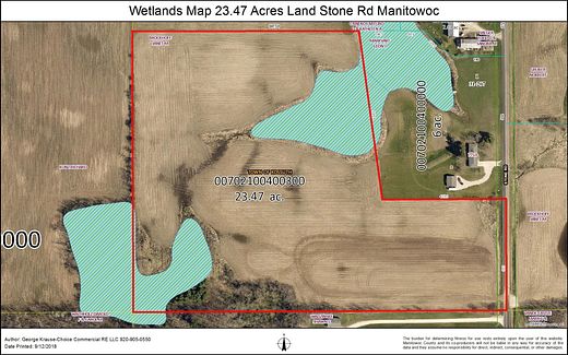 23.4 Acres of Agricultural Land for Sale in Manitowoc, Wisconsin