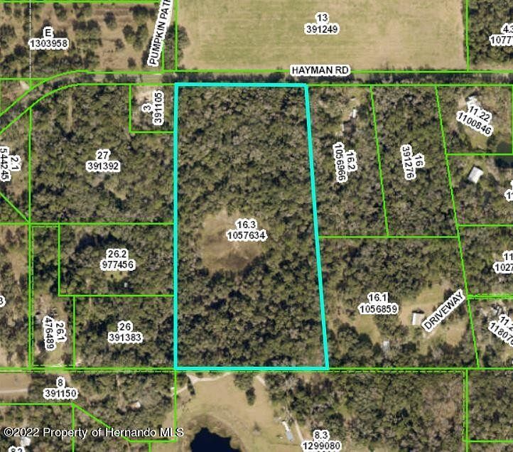 19 Acres of Land for Sale in Brooksville, Florida