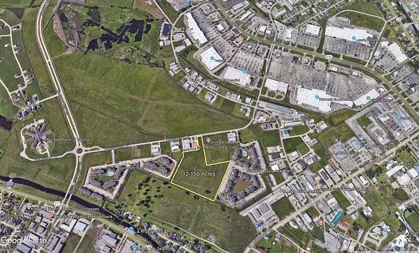 12.2 Acres of Commercial Land for Sale in Houma, Louisiana