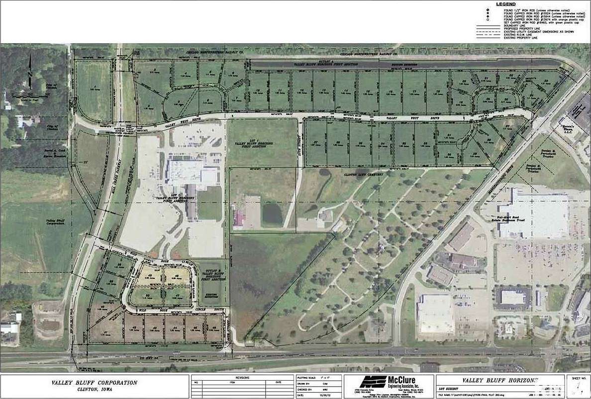 1.29 Acres of Mixed-Use Land for Sale in Clinton, Iowa