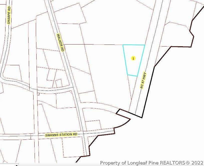 1.22 Acres of Commercial Land for Sale in Sanford, North Carolina