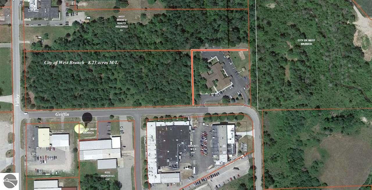 8.2 Acres of Commercial Land for Sale in West Branch, Michigan