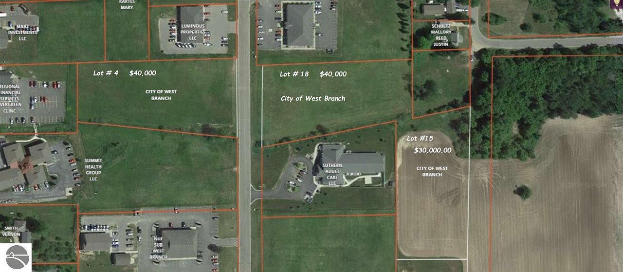 2.3 Acres of Commercial Land for Sale in West Branch, Michigan